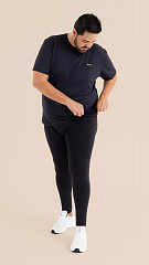 24270025  - Legging Masculina Plus Size Preta