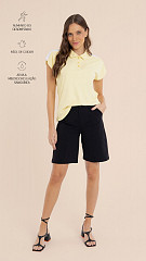 24271186 - Polo Feminina Amarela