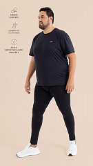 24270025  - Legging Masculina Plus Size Preta