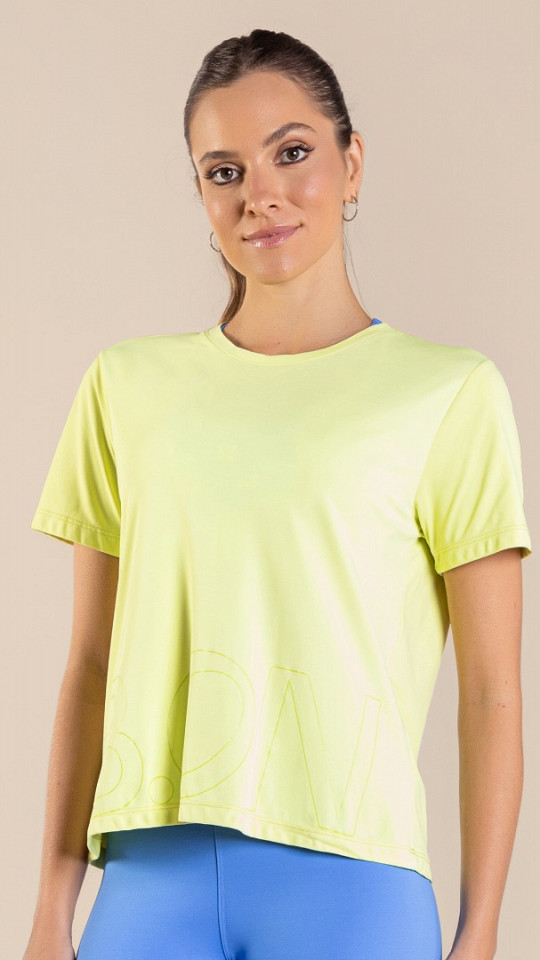 24271133 - T-Shirt Feminina B.ON Fitness Verde Lima