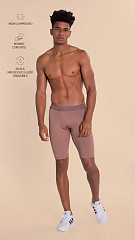 24270373 - Cueca Boxer Alongada Masculina Nude Marrom