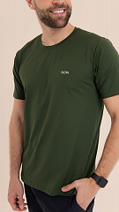 24271406 - Camiseta Masculina Basic Verde Florest