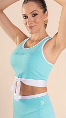 24270969 - Top Feminino B.ON Yoga Verde Água