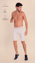 24270371 - Cueca Boxer Alongada Masculina Nude Nívea