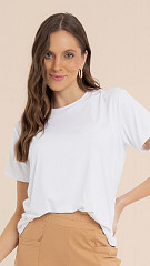 24271195 - Camiseta Feminina Basic Branca