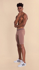 24270373 - Cueca Boxer Alongada Masculina Nude Marrom