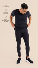 24270130 - Legging Masculina B.ON Leve Compressão Preta