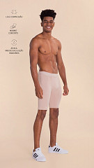 24270368 - Cueca Boxer Alongada Masculina Nude Brush