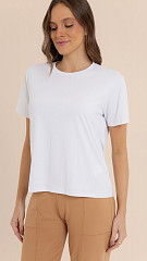 24271195 - Camiseta Feminina Basic Branca