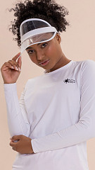 24270464 - Camiseta Feminina B.ON UV Protection Antiviral Branca