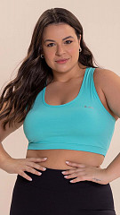 24270445 - Top Feminino B.ON Basic Plus Size Verde Água