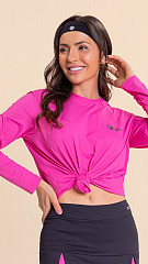 24270702 - Camiseta Feminina B.ON UV Protection Antiviral Rosa