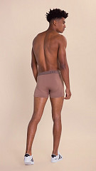 24270357  -Cueca Boxer Masculina  Nude Marrom