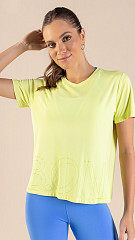 24271133 - T-Shirt Feminina B.ON Fitness Verde Lima