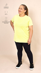 24271319 - Camiseta Feminina B.ON Dry Classic Fit Plus Size Verde Lima