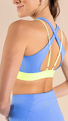 24270972 - Top Feminino B.ON Sobreposto Azul e Verde Lima