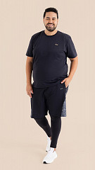 24270025  - Legging Masculina Plus Size Preta