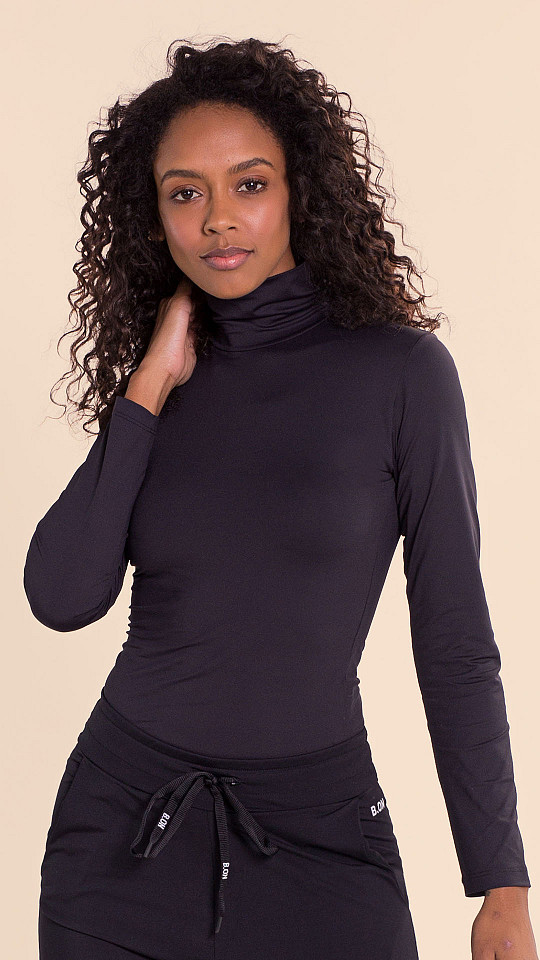 24270318 - Blusa Feminina B.ON Winter Preta